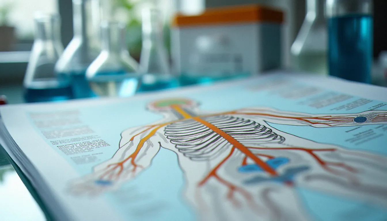 Schéma anatomique du système endocannabinoïde humain avec récepteurs CB1 et CB2 mis en évidence, illustrant les différences de mécanismes d'action entre CBD et CBG