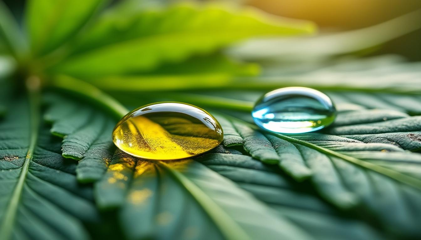 Illustration: Définition des cannabinoïdes hydrophiles ou lipophiles