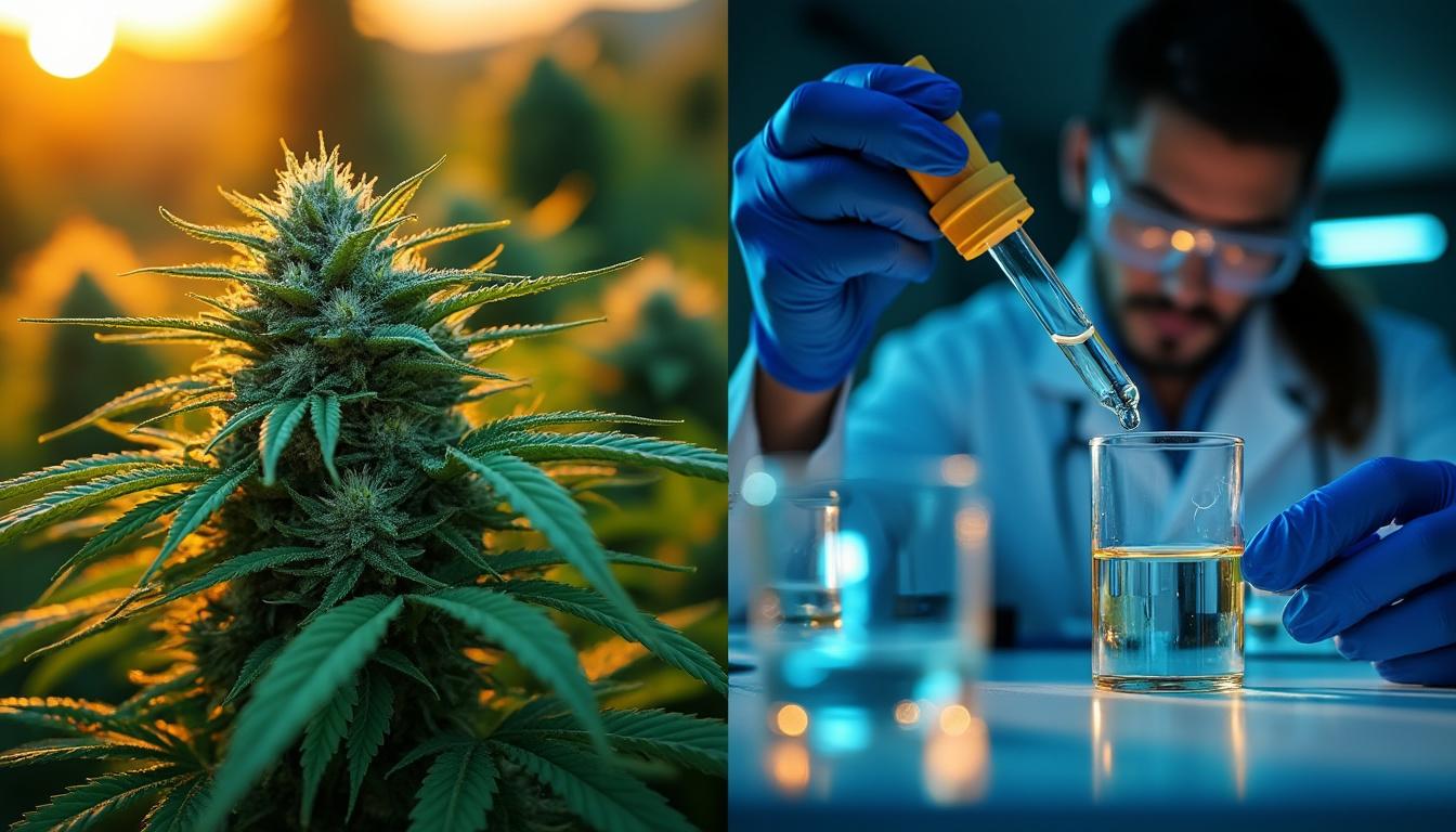 Illustration: Les différents types de cannabinoïdes : naturels, endocannabinoïdes et synthétiques