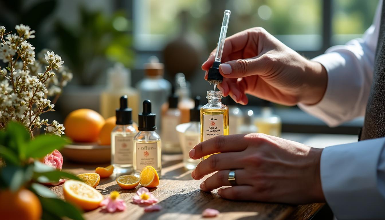 Illustration: Origine et composition du parfum au CBD