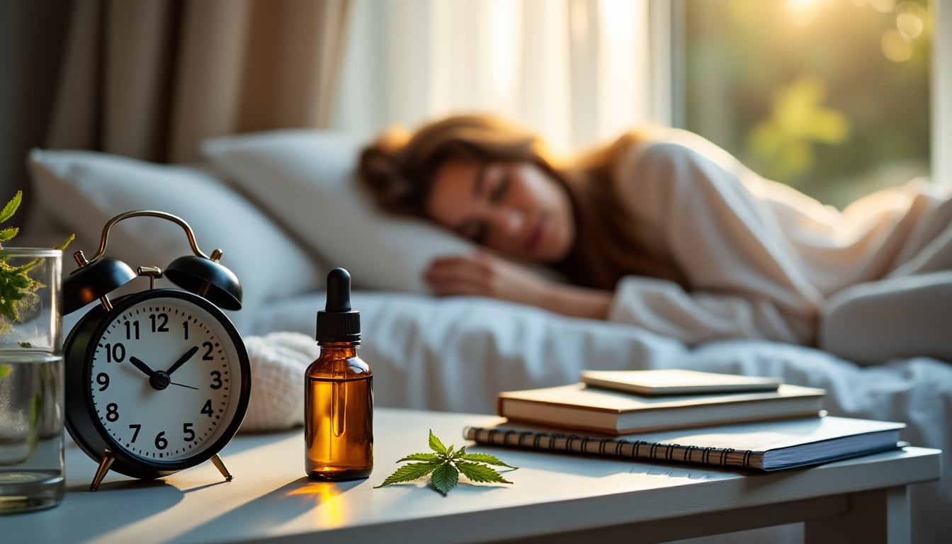 Illustration: Définition et fonctionnement de l’huile de CBD pour le sommeil