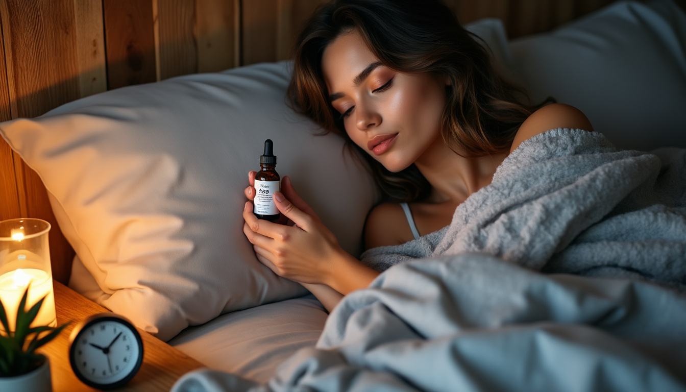Illustration: Pourquoi utiliser de l’huile de CBD pour mieux dormir ?