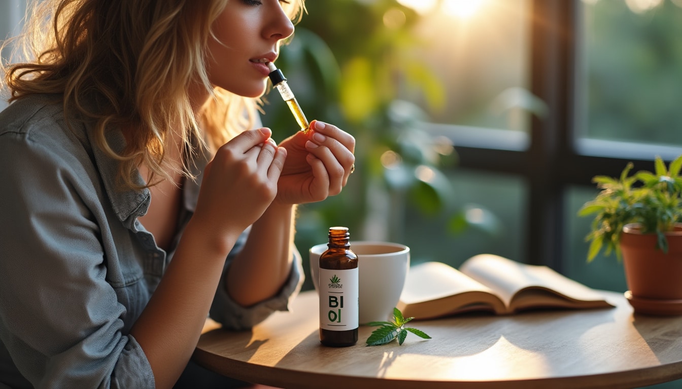 Illustration: Pourquoi prendre de l’huile de CBD ? Usages et bienfaits rapportés
