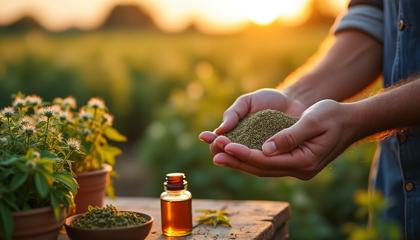Illustration: Comprendre l’origine et la composition de l’huile de CBD