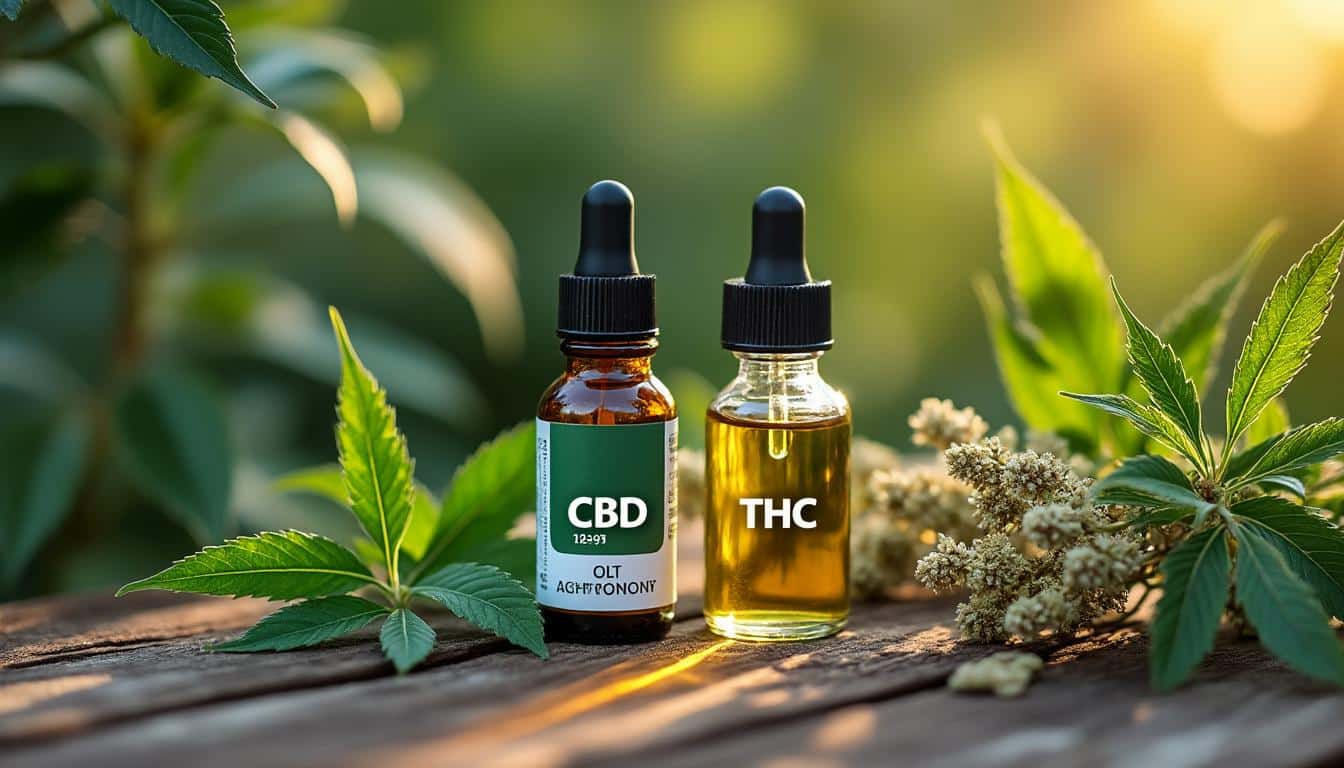 Illustration: Comprendre l’huile de CBD : origines, composition et différences avec le THC