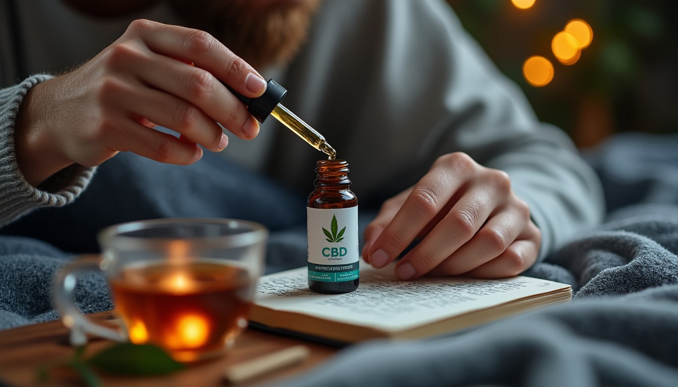 Illustration: Comprendre l’action de l’huile de CBD sur le sommeil et son mode d’emploi naturel