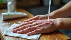 Application topique pour une brûlure légère en cuisine : conseils et gestes clés