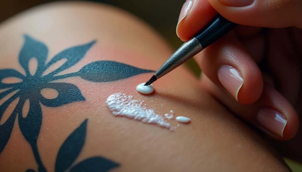 Application topique pour la cicatrisation d’un tatouage récent : conseils et routine