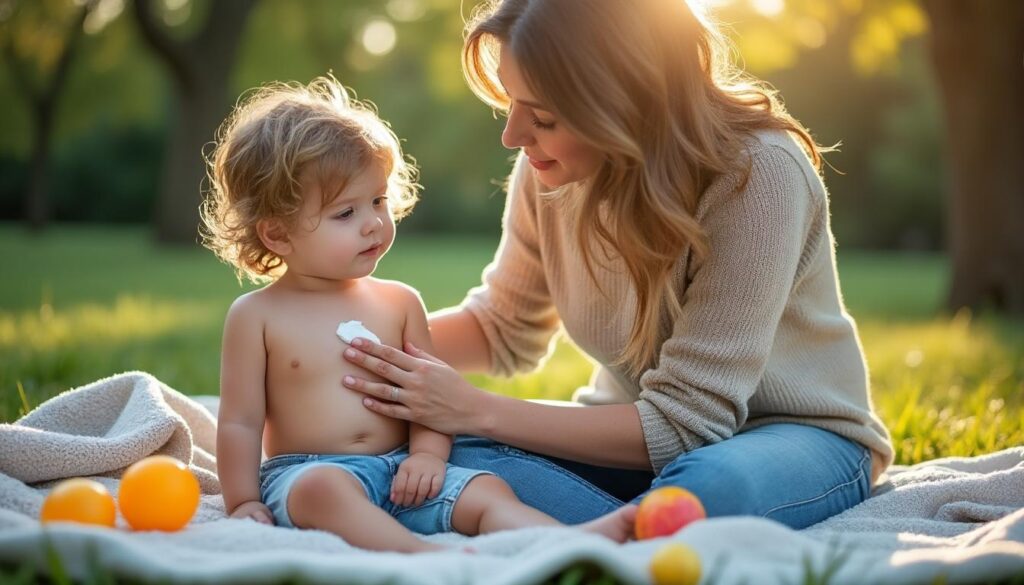 Application topique de l’eczéma chronique chez l’enfant : guide pratique et conseils