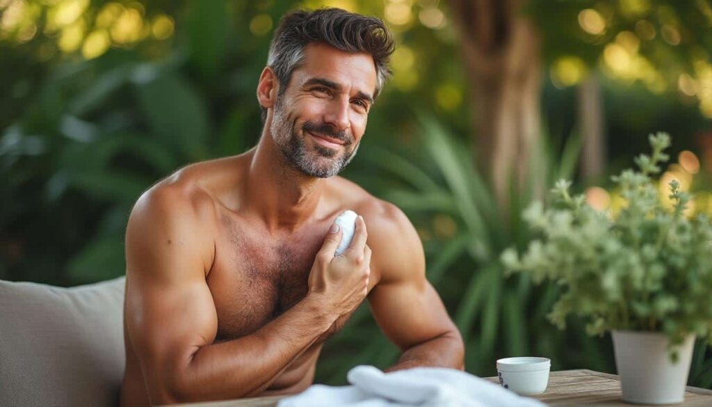 Application topique contre l’irritation du rasage chez l’homme : conseils et soins efficaces