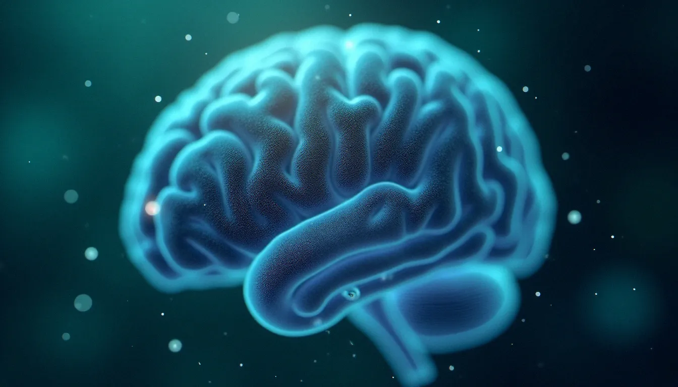 Représentation visuelle du système endocannabinoïde dans le cerveau humain, illustrant le mécanisme d'action du CBD sur les récepteurs neurologiques