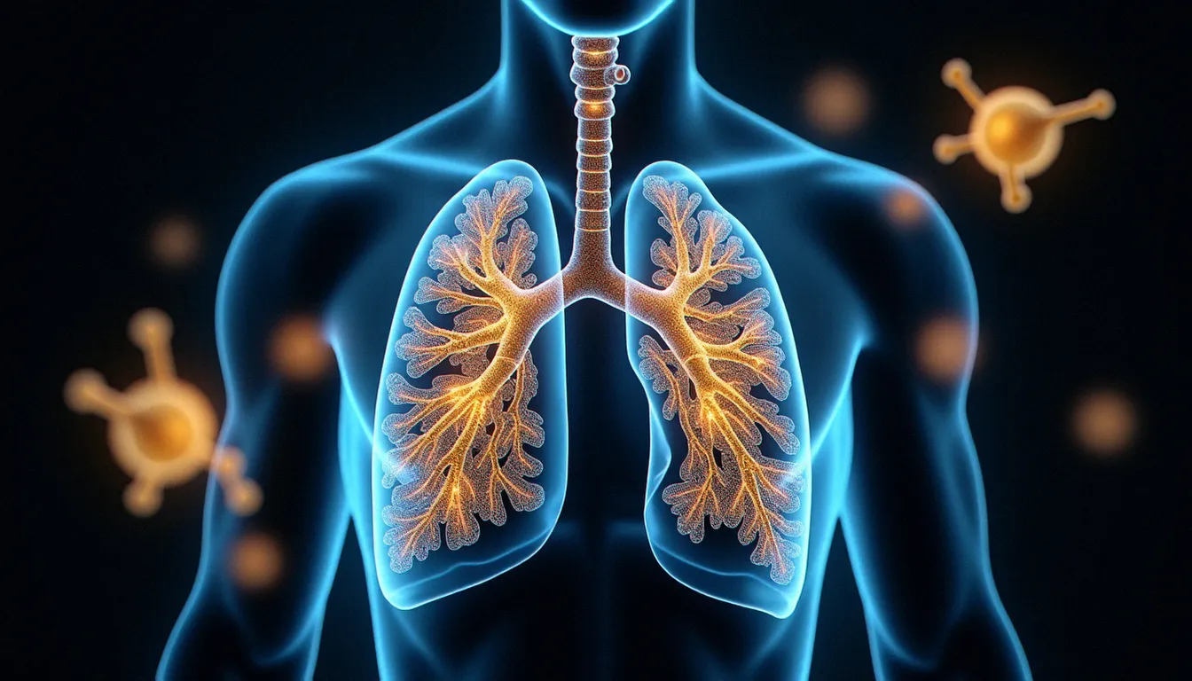 Représentation visuelle des alvéoles pulmonaires illustrant l'absorption rapide du CBD par inhalation lors de l'utilisation d'un eliquide CBD
